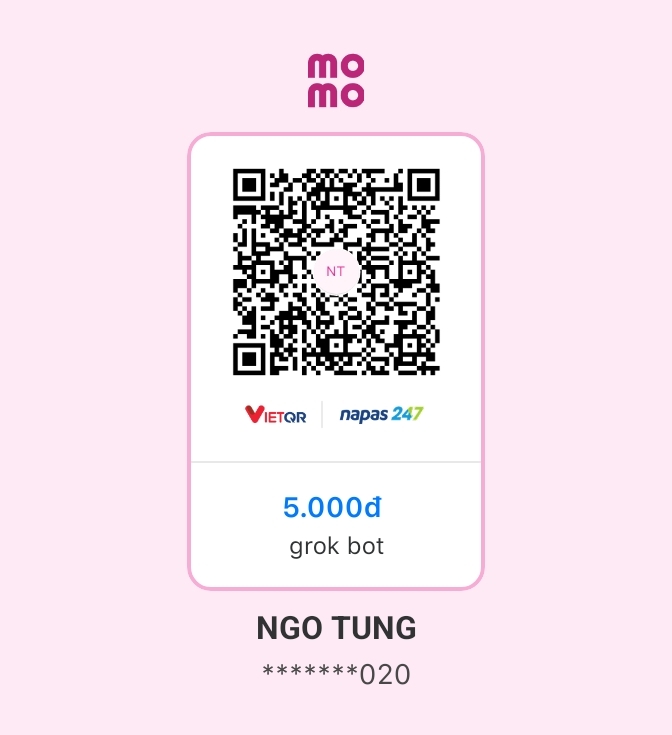 Mã QR MoMo ủng hộ